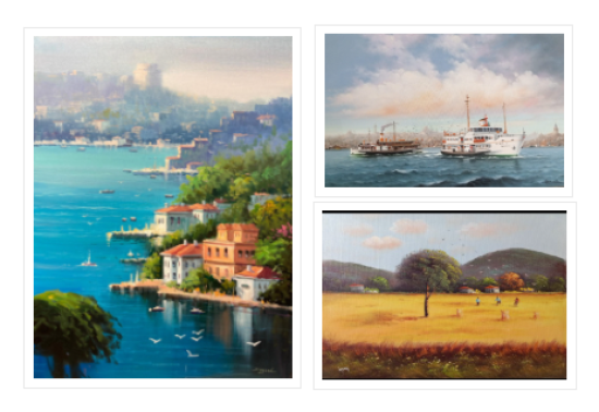 1. Online Resim Müzayedesi